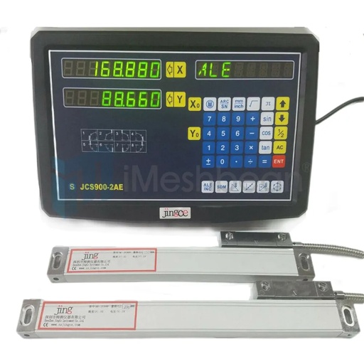 [RZ07067-73-85] 12" 36" Linear Scale Digital Readout 2Axis DRO Display Bridgeport 9X42 Table