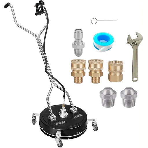 [PQ09678] 18" Pressure Washer Surface Cleaner With Dual Handle Quick Connect 4000PSI