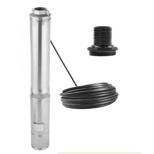 [PU21280A] 1 HP 4 inch Deep Well Submersible Pump 110V 37GPM 207FT Lift 100FT Cord 1.25 inch NPT Discharge