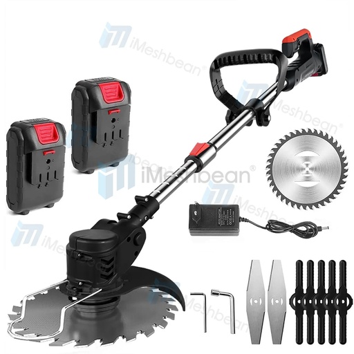 [GJ21284] iMeshbean 24V Lawn Mower Cordless String Weeder Electric Brush Cutter Lawn Edge Compact Power Tool