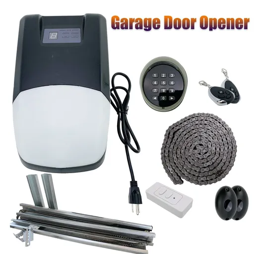 [DL21958] 750LB 3/4 HP Electric Garage Door Opener Chain Drive w/2 Remote Controls Kit