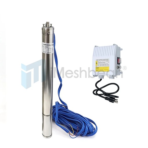 [PU22062] 2" 3/4HP Submersible Pump 110 V 6GPM Max  5.5 Amps Deep Well Pumps