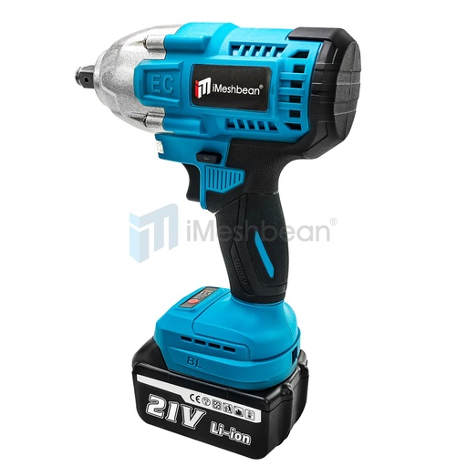 [GJ22276] iMeshbean 21V Cordless Electric Impact Wrench Gun 1/2'' High Power Driver 800Nm